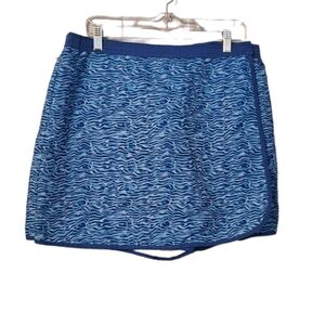 Catalina Women's Blue Swim Shorts Skirt Size XL